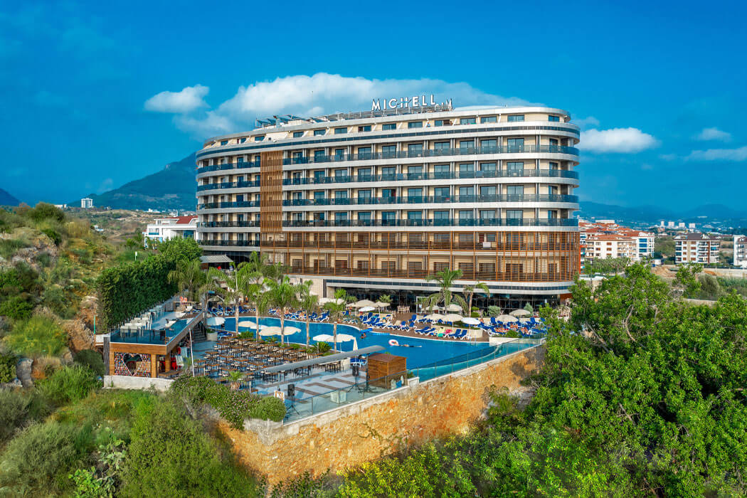 Michell Hotel Spa Beach Club Adult Only - widok z góry na teren hotelu