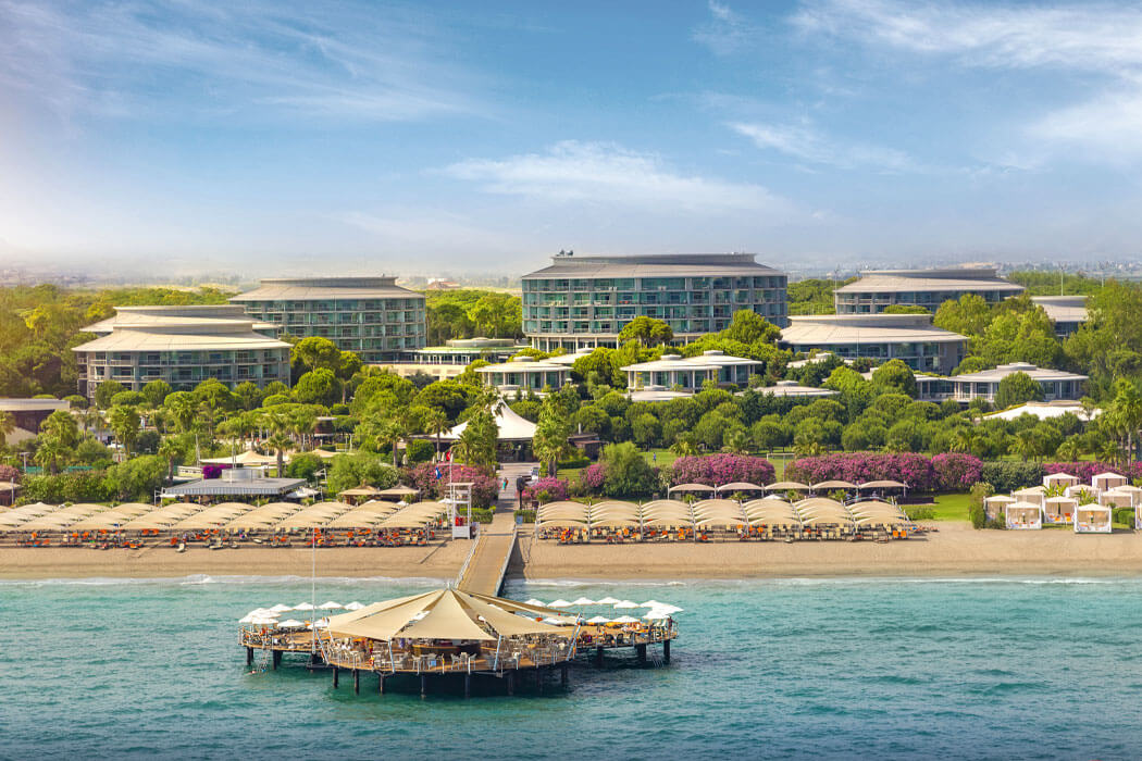 Hotel Calista Luxury Resort - widok z morza