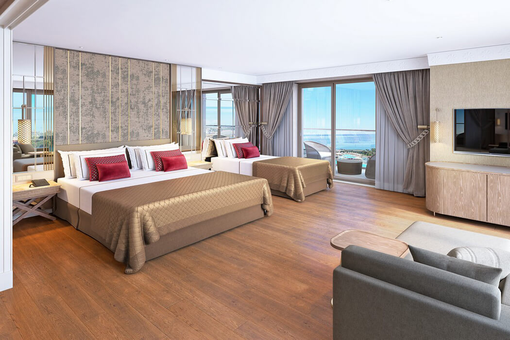 Hotel Ela Excellence Resort Belek - przykładowy grand superior sea view