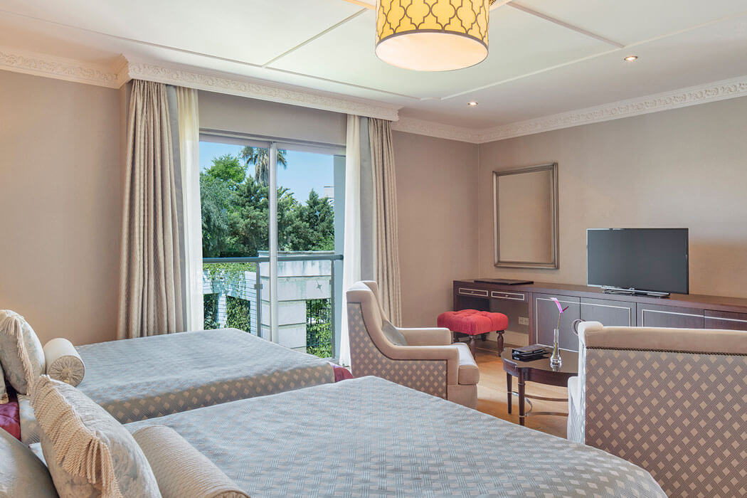 Hotel Ela Excellence Resort Belek - dwa łóżka w Villa Ela Palace