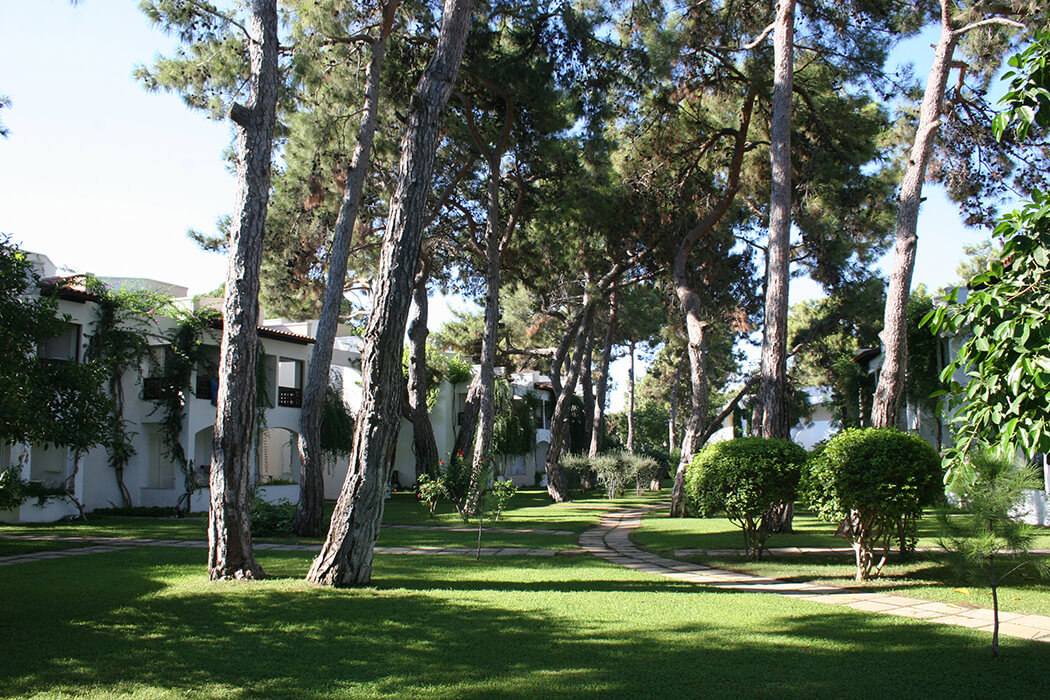 Hotel Emelda Sun Club - bungalowy w ogrodzie