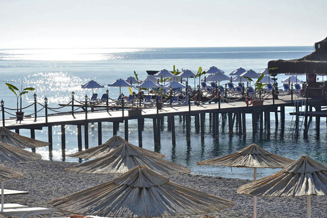 Hotel Emelda Sun Club - widok na plażę