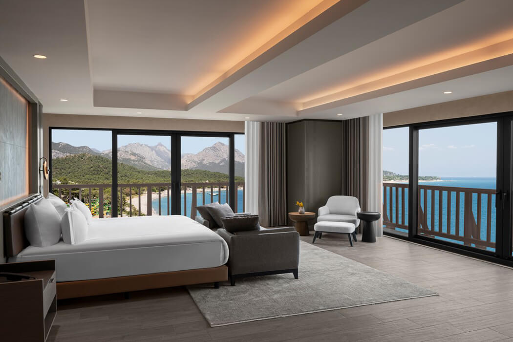 Hotel Ng Phaselis Bay - przykładowy queen suite unique sea view