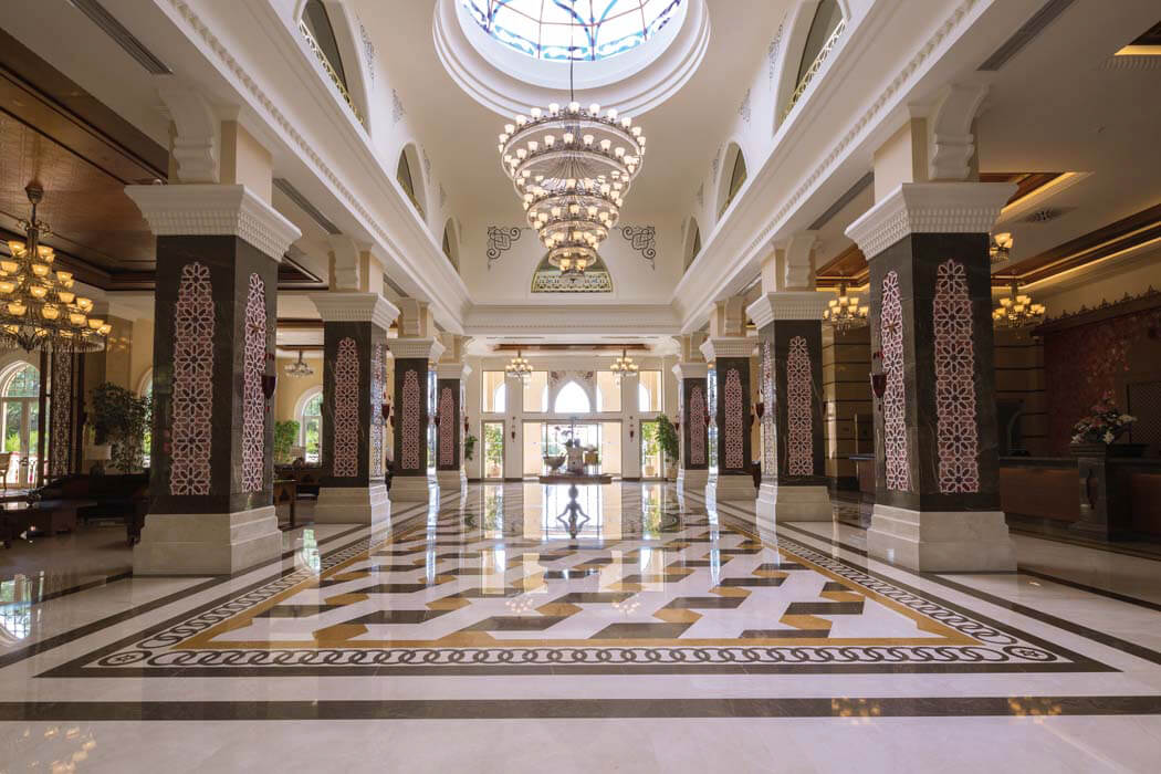 Hotel Gural Premier Tekirova - lobby przy wejściu